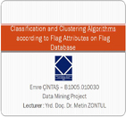 Sample: Classification and Clustering